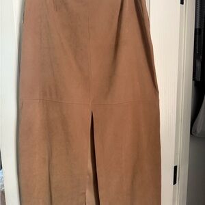 White Stag Women's Tan Pencil Skirt